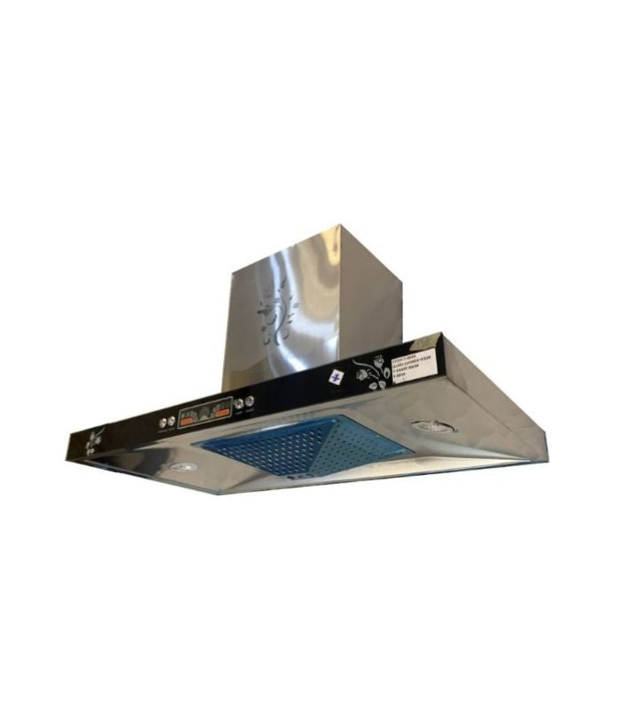 T Shape SS Silver Flat Range Hood - 90cm