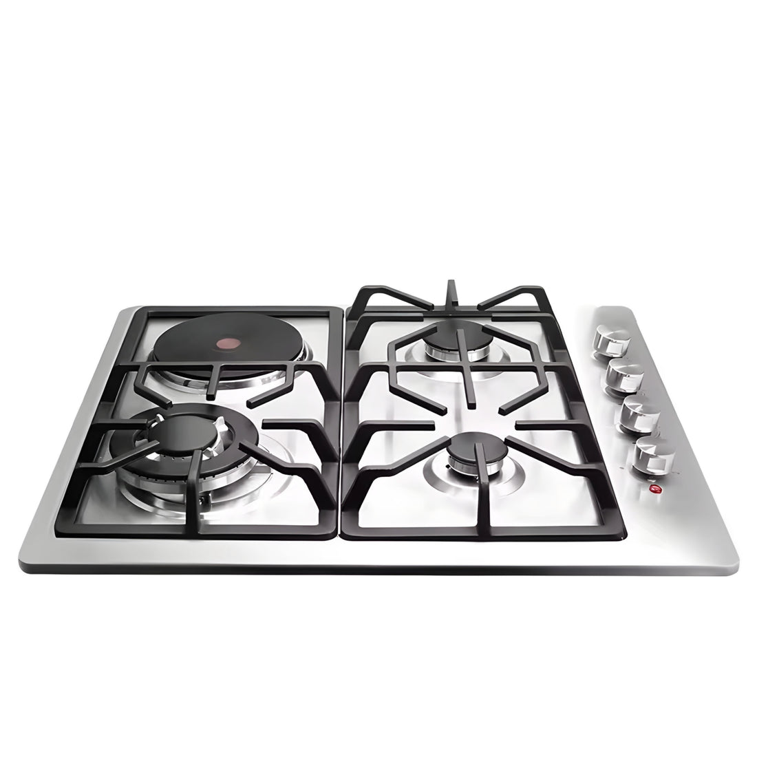 COOKERBERG 60cm 3 Burner + Hotplate Stainless Steel Gas Cooker