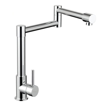 Euro Rotatable Kitchen Sink Mixer Tap SS Matte Finish - 8329A