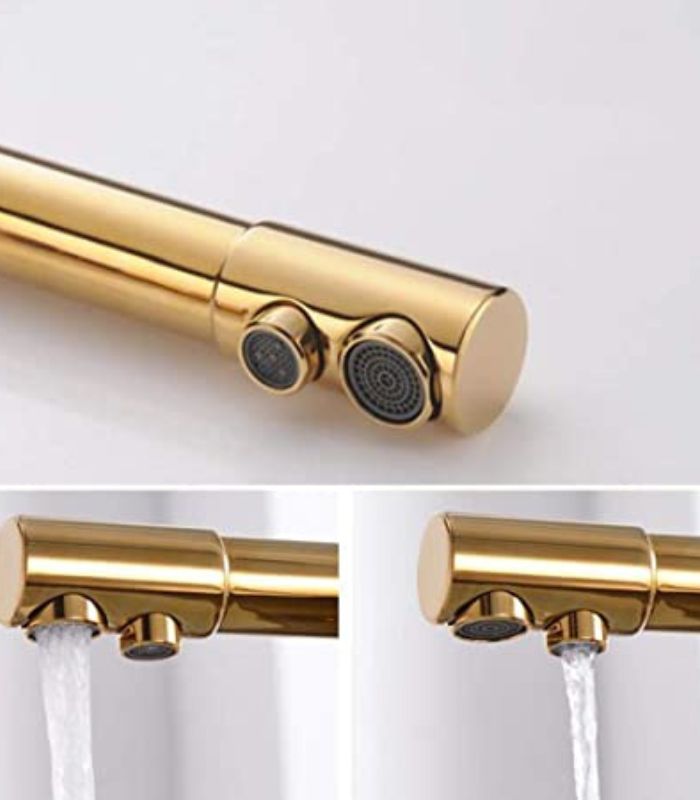 Euro SS Gold Sink Tap - 8587