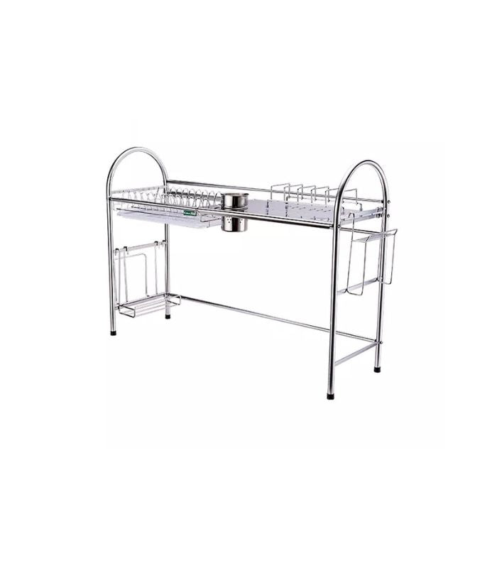 SS Counter Top Kitchen Sink Rack - Silver