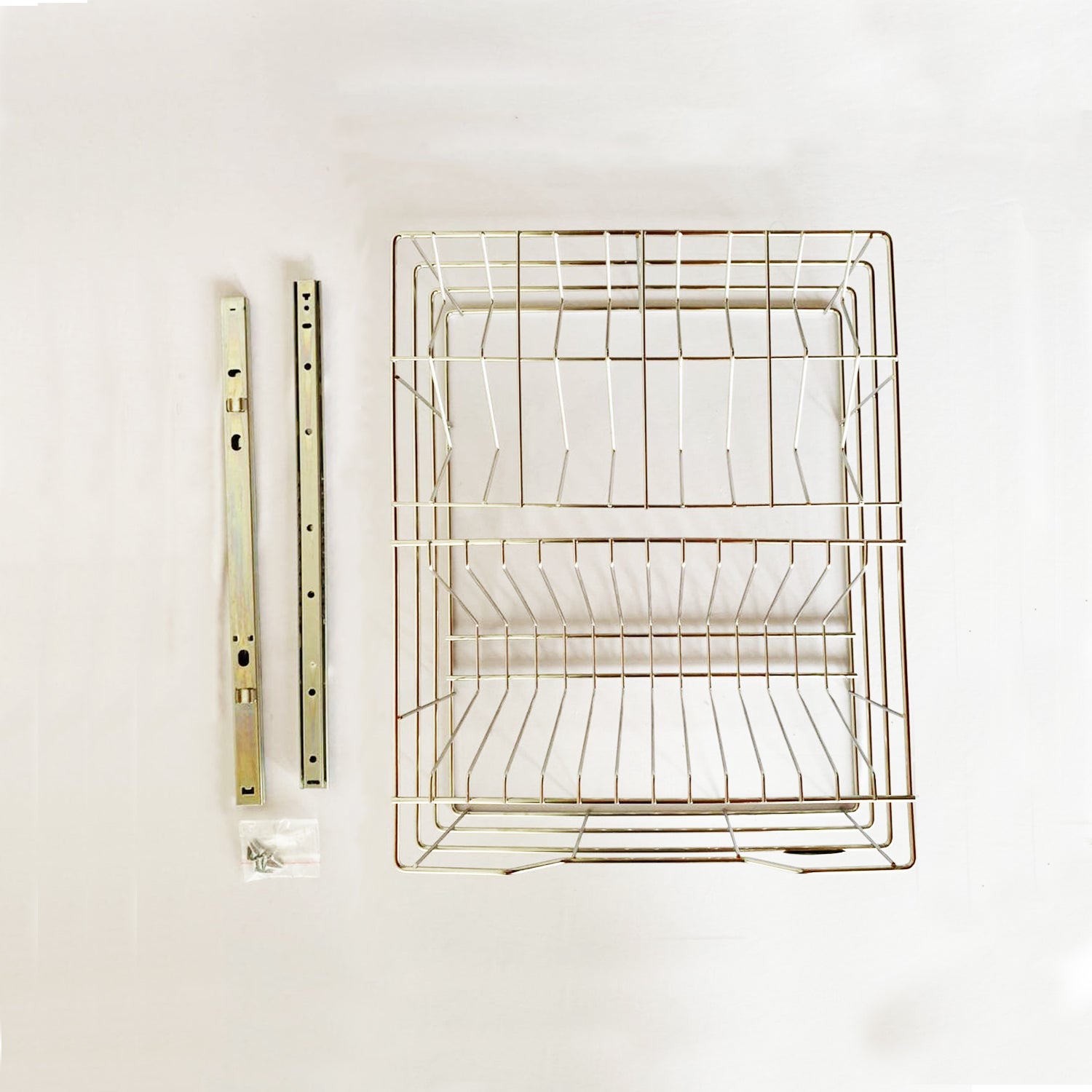 GoBest Cup & Soucer Pull-Out Wire Baskets