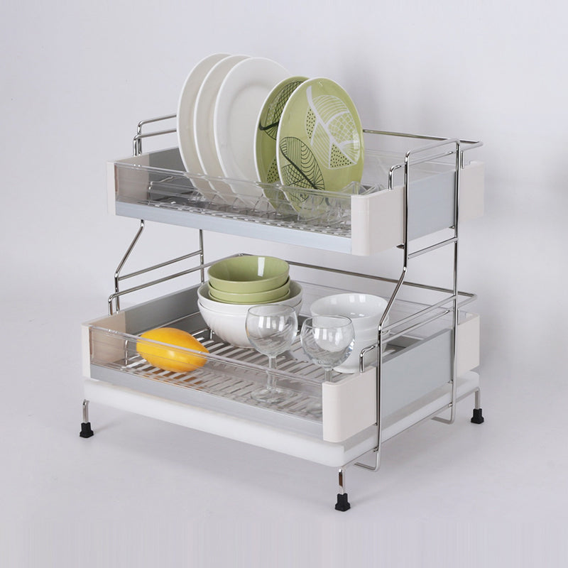 Double Layer Kitchen Dish Drying Rack