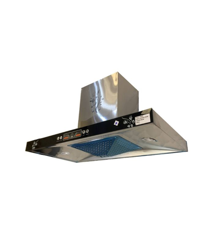 T Shape SS Silver Flat Range Hood - 90cm