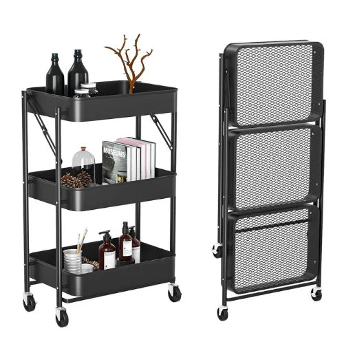 3 Tier Kitchen Trolley with Handle