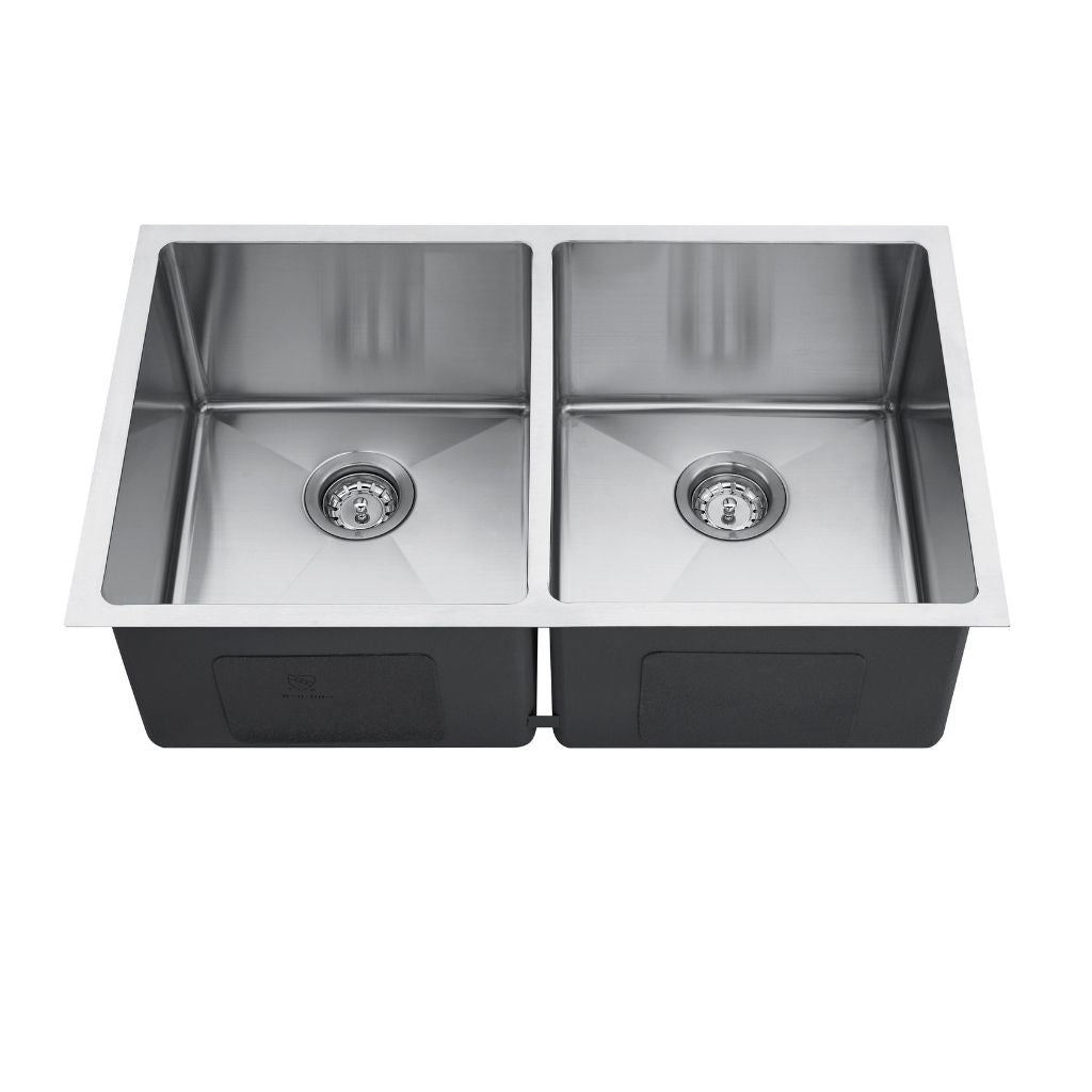 stainless steel double bawl sink