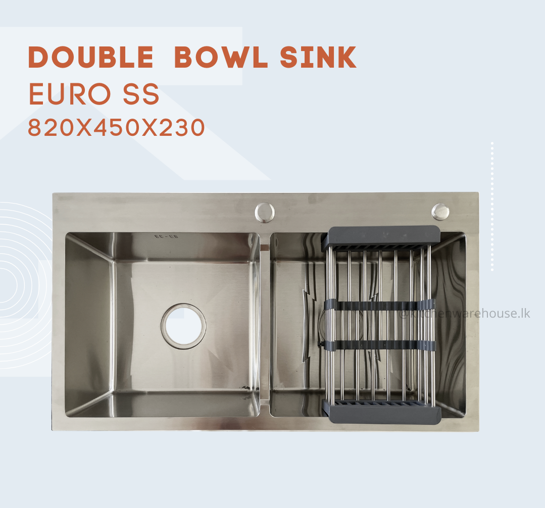 stainless steel double bawl sink