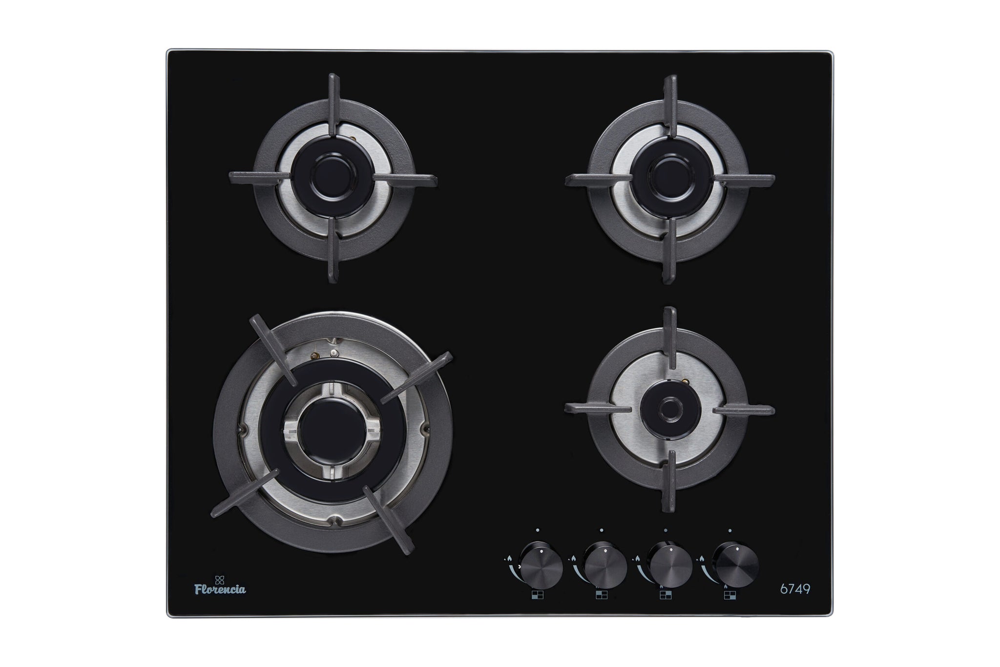 FLORENCIA 4 Burner Gas Cooker Glasstop with Safety features