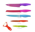 6 Pc SS Multicolored Knife Set