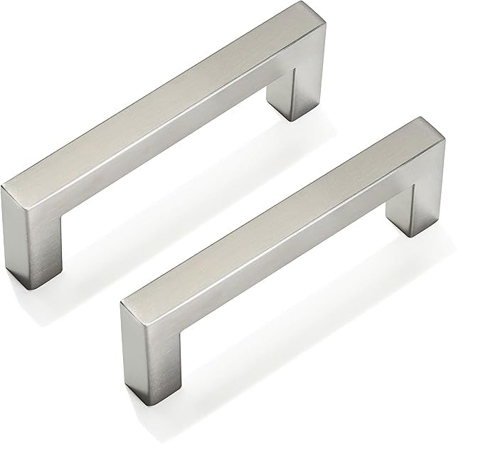 15mm Square Stainless Steel Drawer Handles
