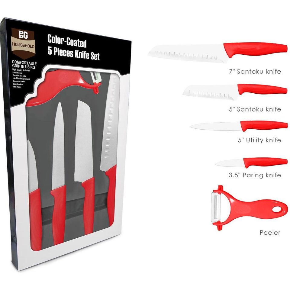 Kitchen Knife 5pc Set