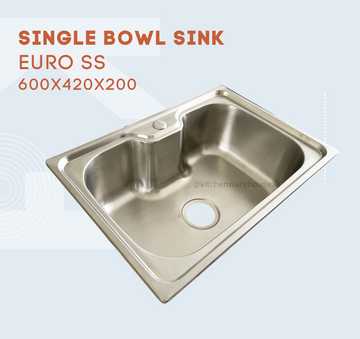 Euro 60 x 42 Single Bowl Sink