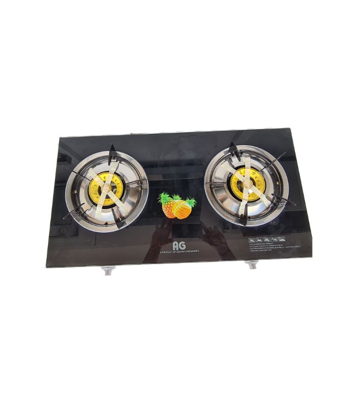 AG 2 Burner Glasstop Gas Cooker