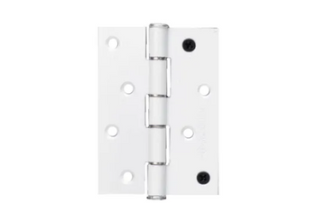 ALU HINGES 4 X 3 P/C WHITE ALPHA (L/A)