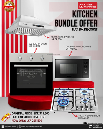 Appliance Complete Kitchen Bundle Offer – Hob, Hood, Oven & Microwave