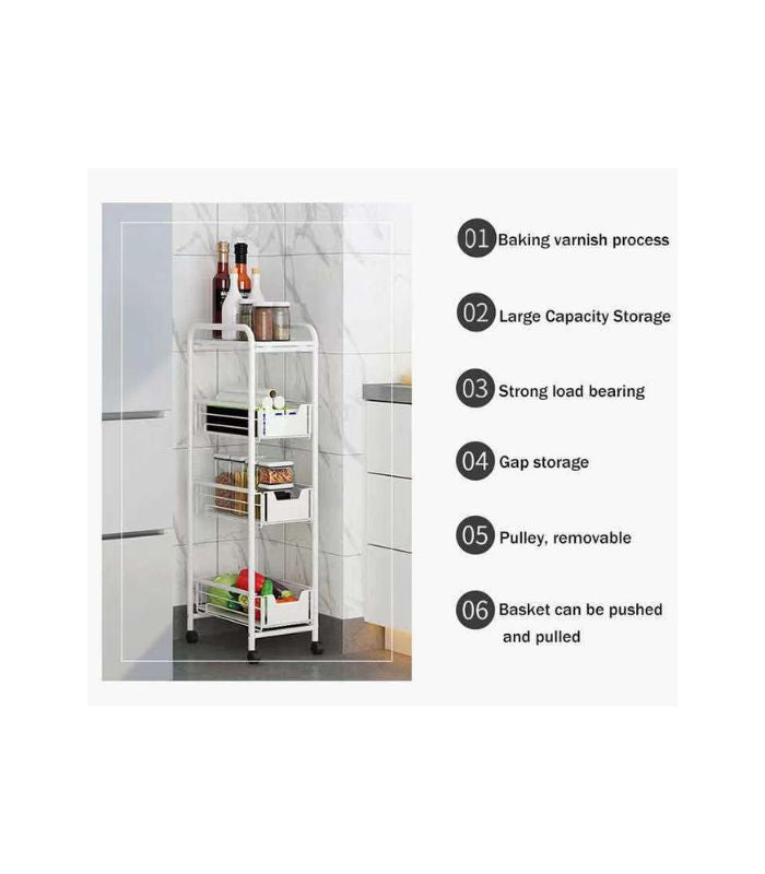 Adjustable Kitchen Trolley