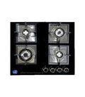 Asian 4 Burner Gas Cooker Glasstop