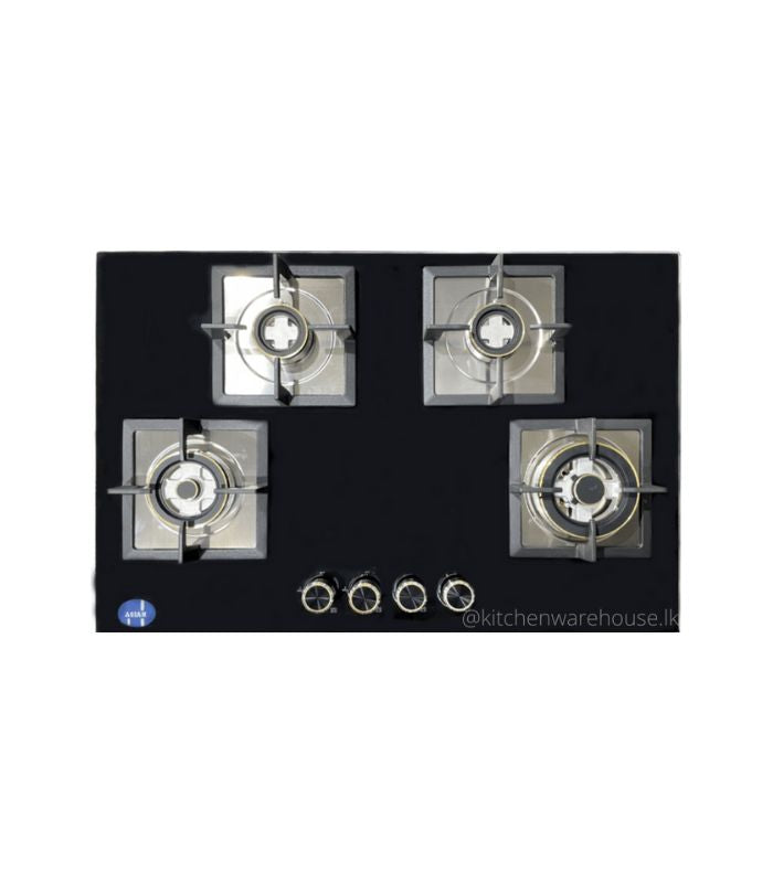 Asian 4 Burner Gas Cooker Glasstop