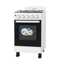White and black oven with EURO branding on a white background