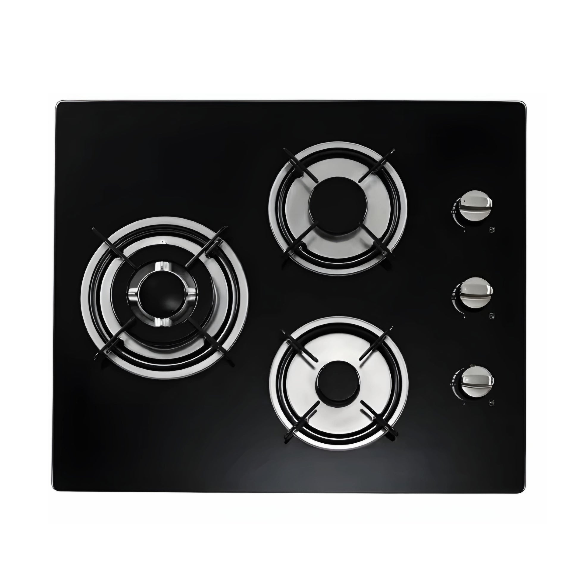 Euro 60cm 3 Burner Tempered Glass Cooktop GH