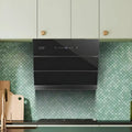 Euro 60cm Black Range Hood with Motion Control