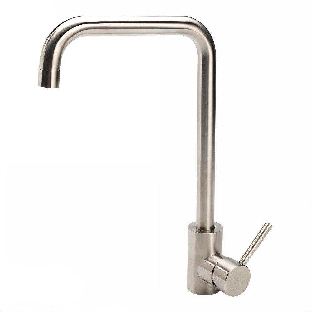 Euro Box Type Kitchen Mixer Tap Silver SS