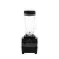 A black Euro high-speed blender with a clear container, displayed against a plain background.
