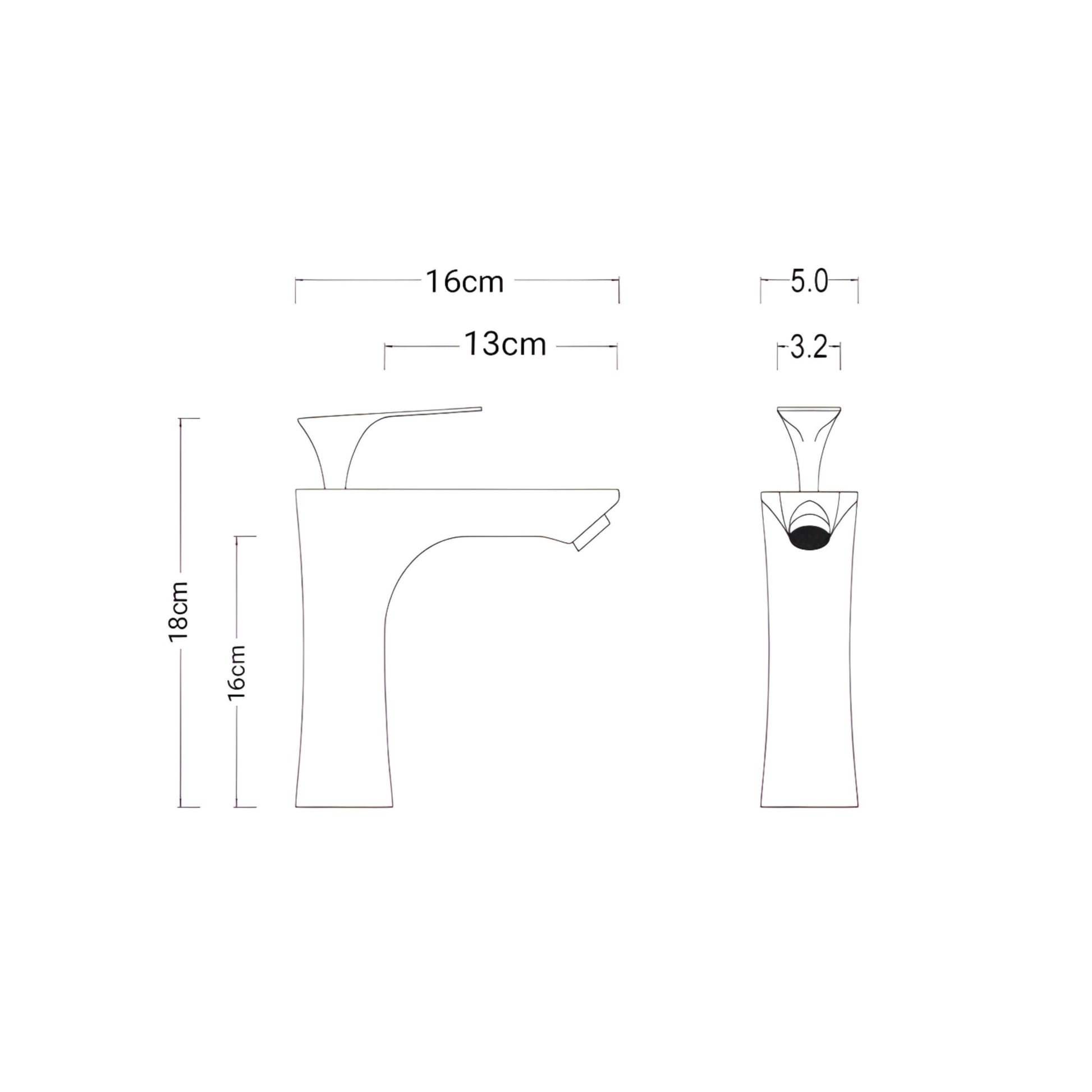 Euro Matt Black Mixer Tap