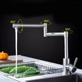 Euro Rotatable Kitchen Sink Mixer Tap SS Matte Finish