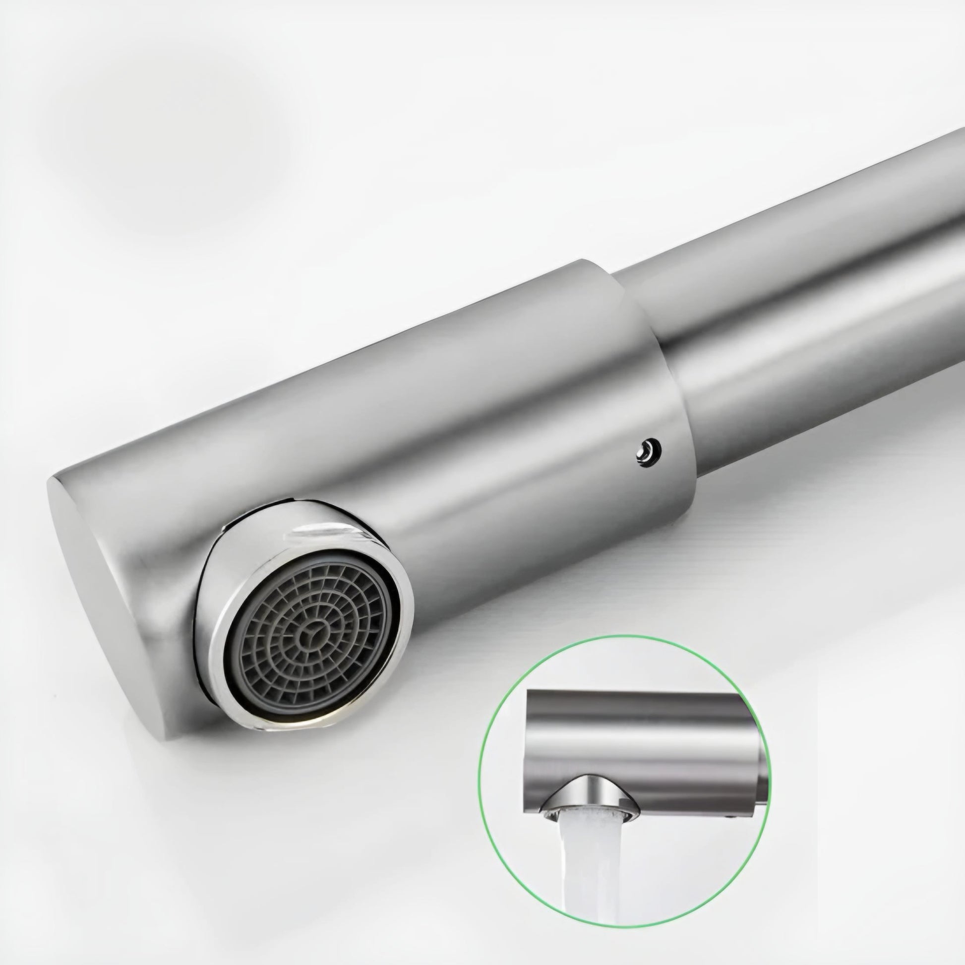 Euro Rotatable Kitchen Sink Mixer Tap SS Matte Finish