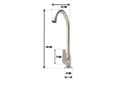 Euro Swivel Kitchen Tap Silver SS 