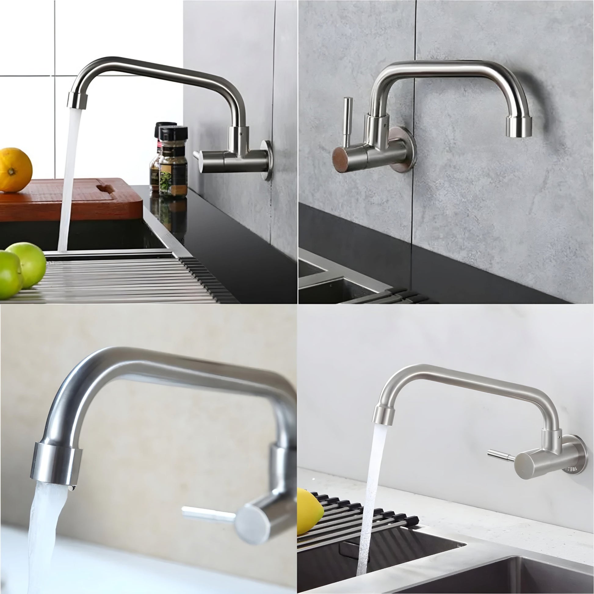 Euro Wall Mount Kitchen Tap