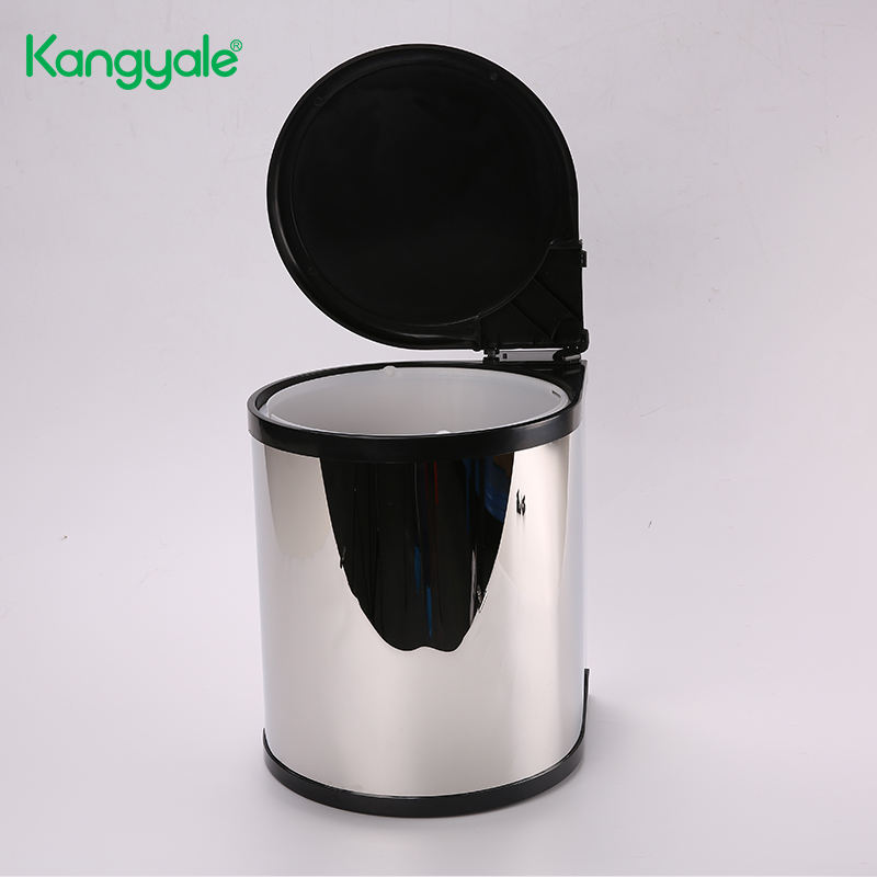 Kangyale Pullout Single Waste Bin with Cover - E0103