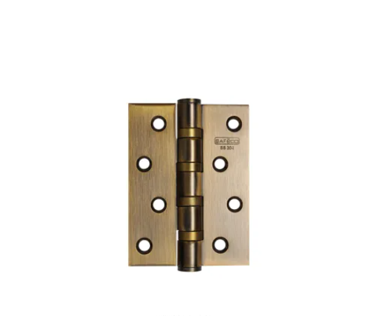 SAFECO SS HINGES 4 X 3 X 3MM 4BB #304 BRASS