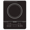 A black KASHIWA induction cooker with a touch control panel and a round cooking surface.