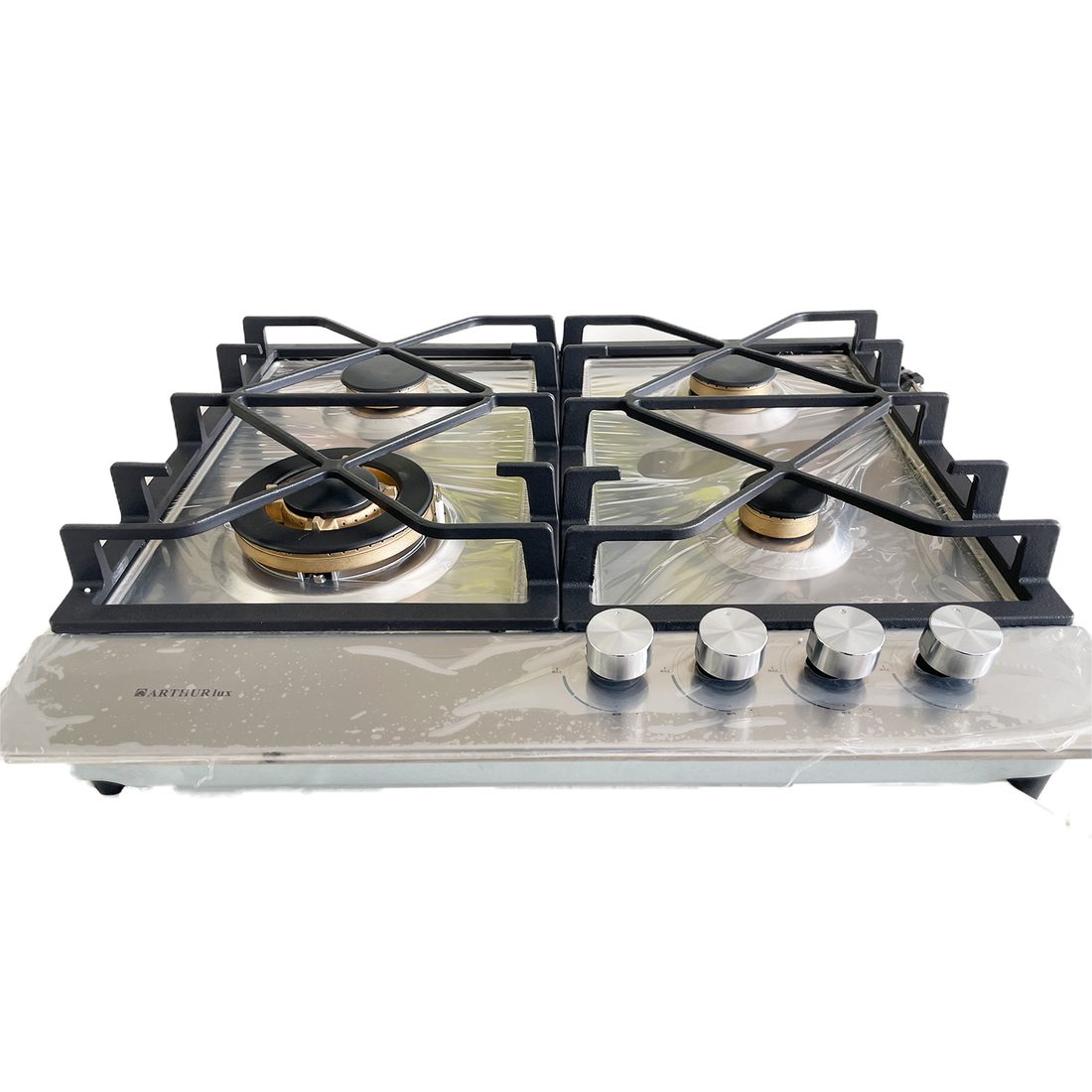 Arthur Lux 4 Burner SS Gas Cooker (with Safety Feature)