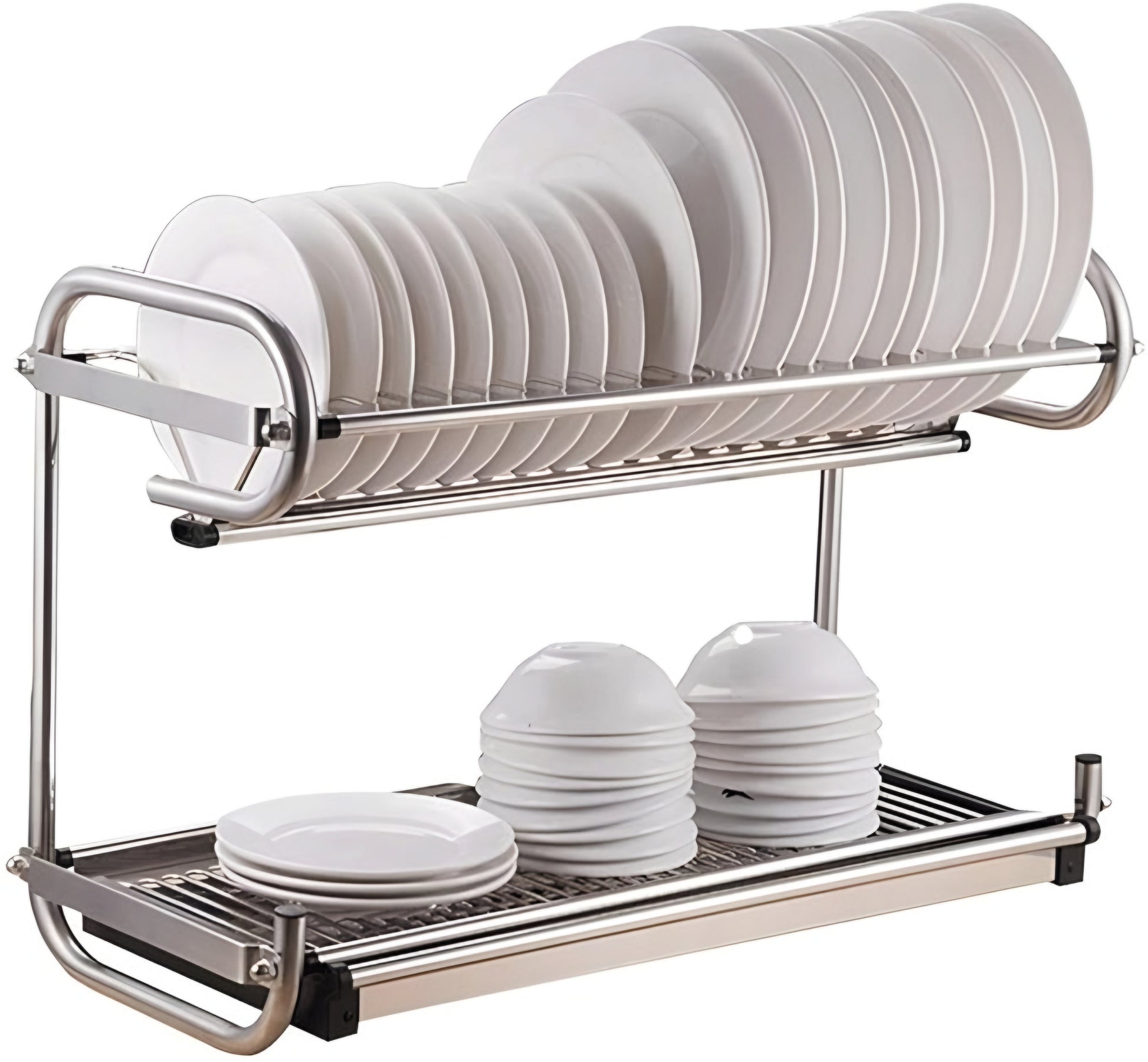 Kangyale SS 2 Layer Countertop Dish Rack