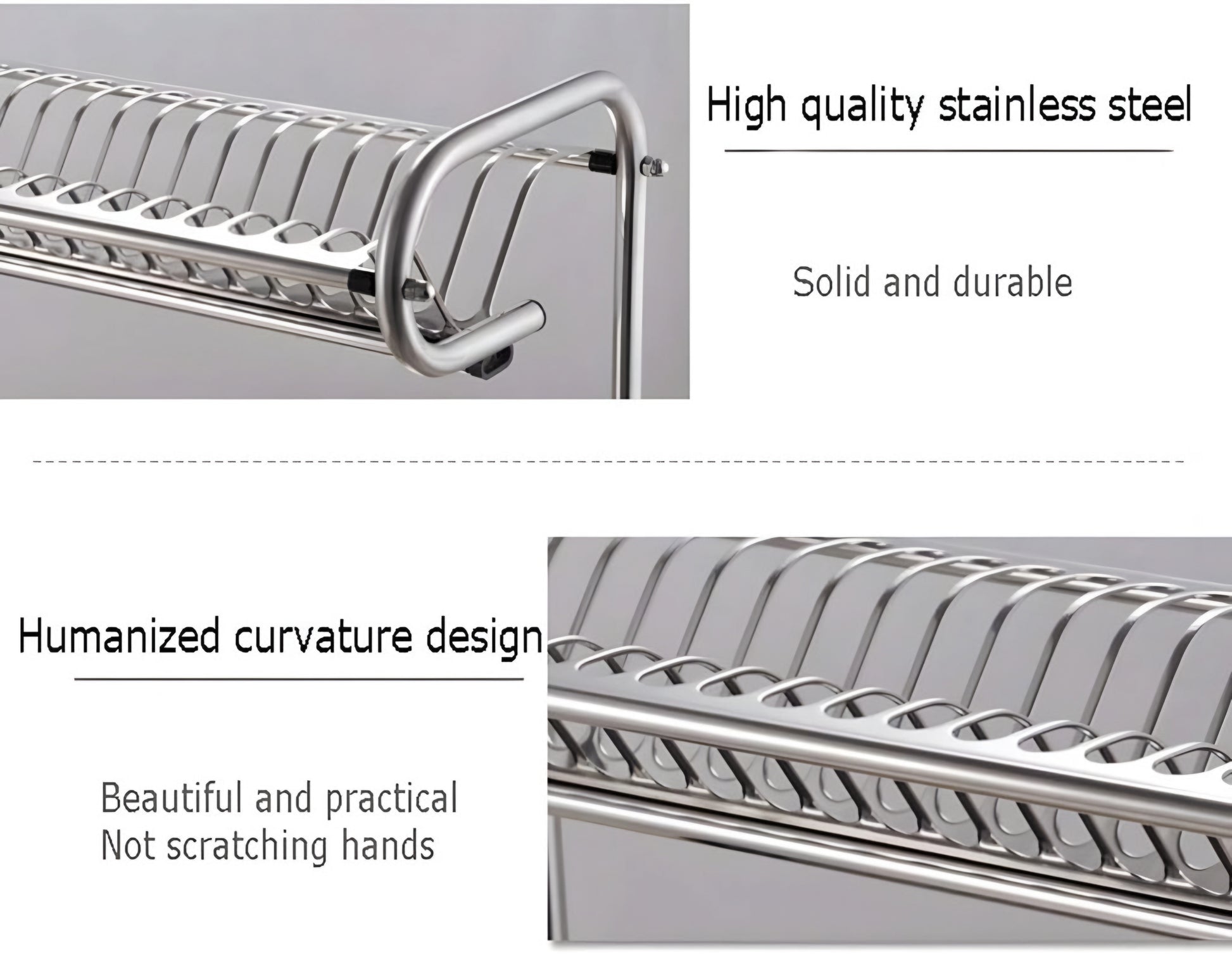 Kangyale SS 2 Layer Countertop Dish Rack