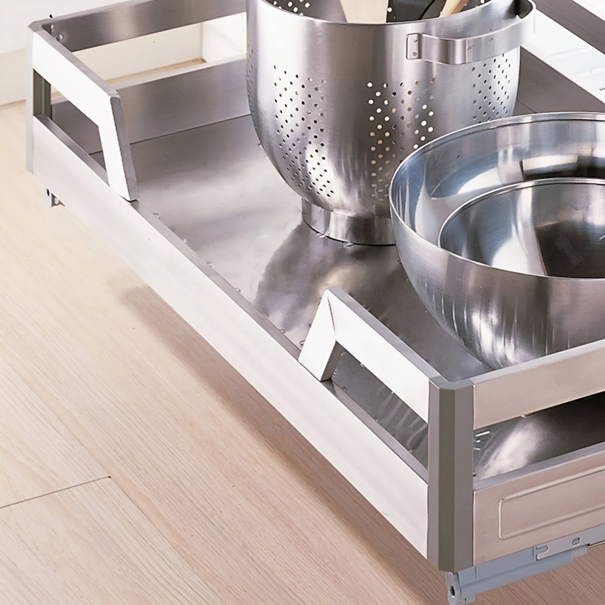 Kangyale SS Pull Out Kitchen Drawer