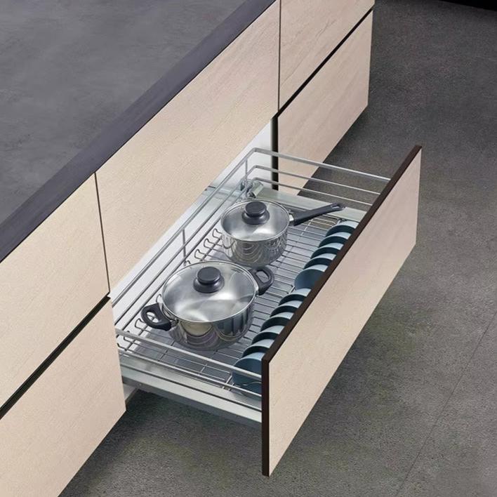 Pull Out Wire Basket Drawer Organizer - DEXCP