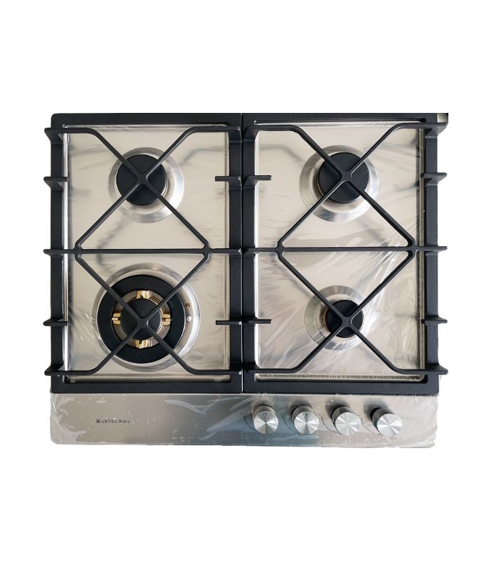 Arthur Lux 4 Burner SS Gas Cooker (with Safety Feature)