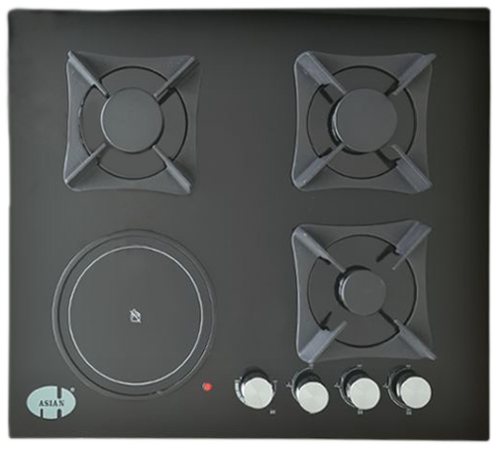 3 burner + hotplate