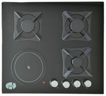 3 burner + hotplate