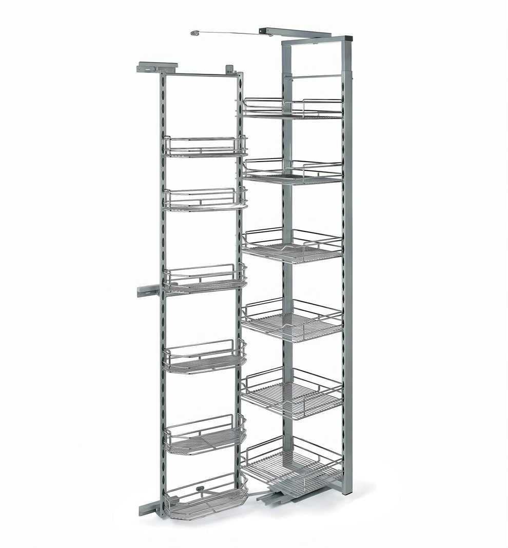 Multi Purpose Chrome Plated Kitchen Larder Rack