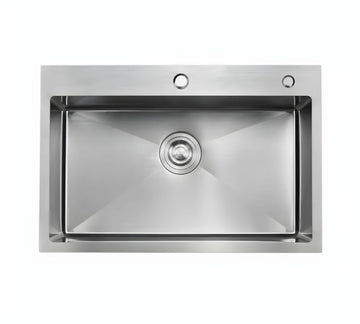 Euro Stainless Steel 304 Handmade 50x40cm Single Bowl Sink