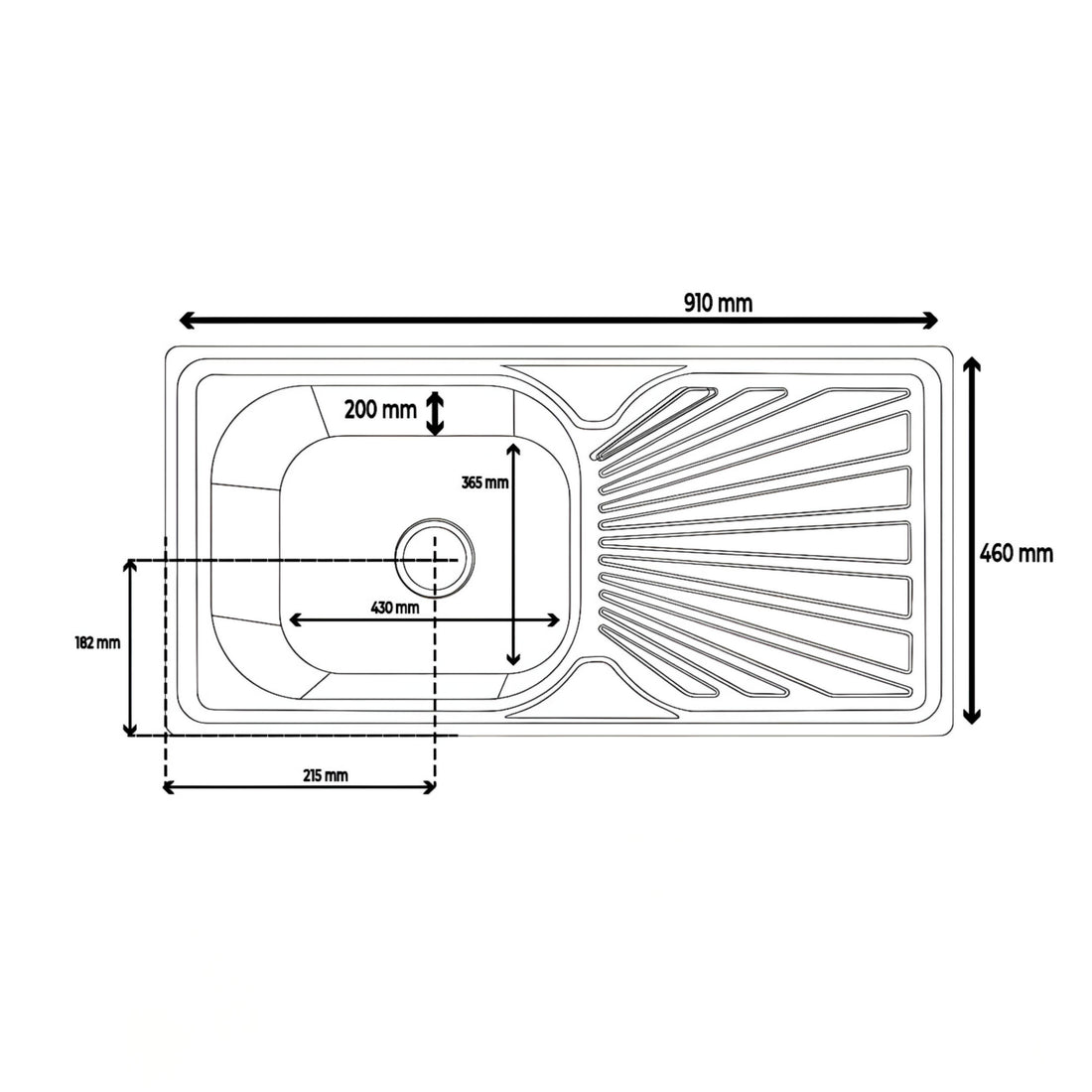 Stainless steel sink