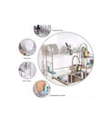 SS Counter Top Kitchen Sink Rack - Silver