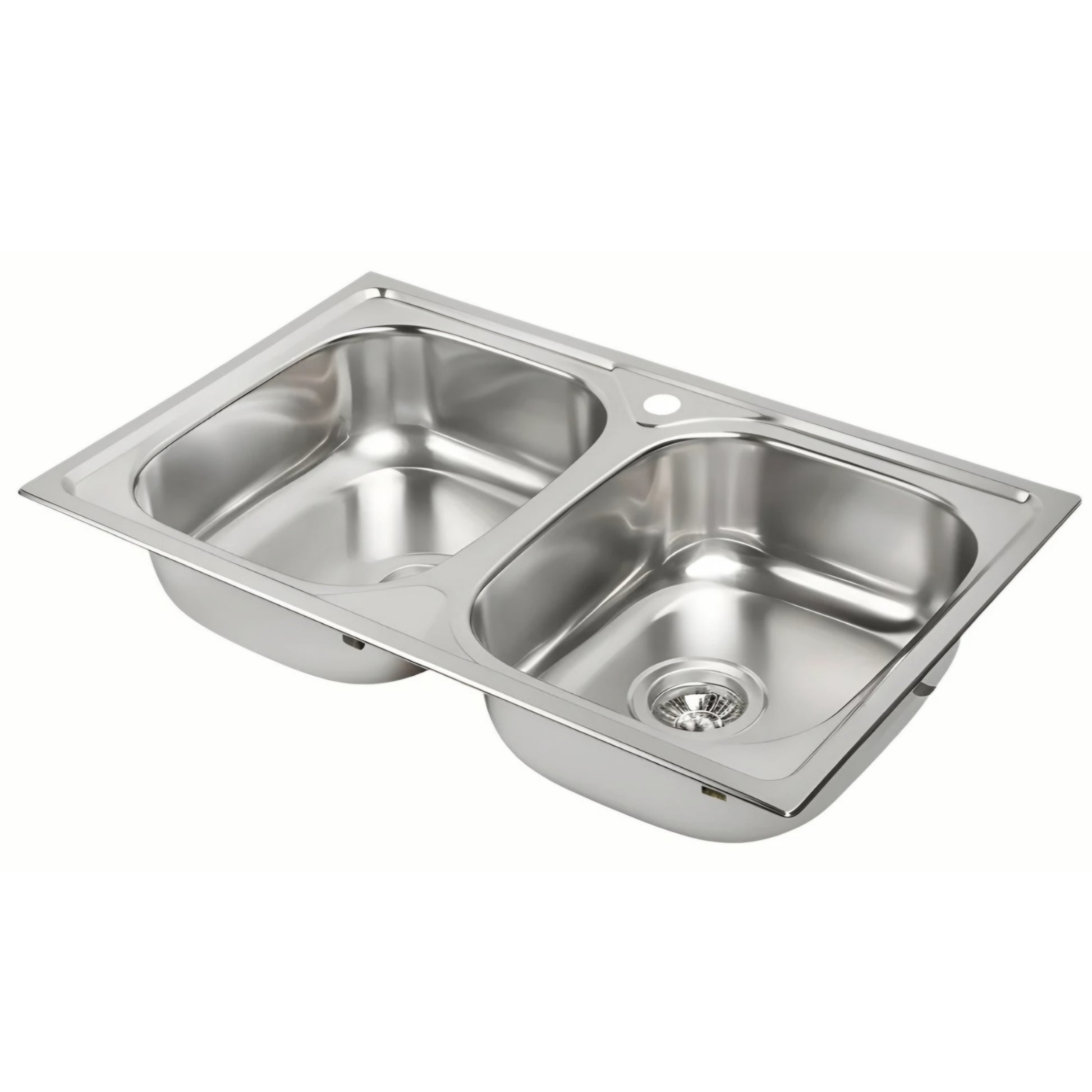 SS Euro Double Bowl Sink 820 x 450 x 180 mm