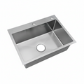 Stainless Steel Handmade Single Bowl Sink with drainer