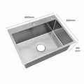 Stainless Steel Handmade Single Bowl Sink with drainer